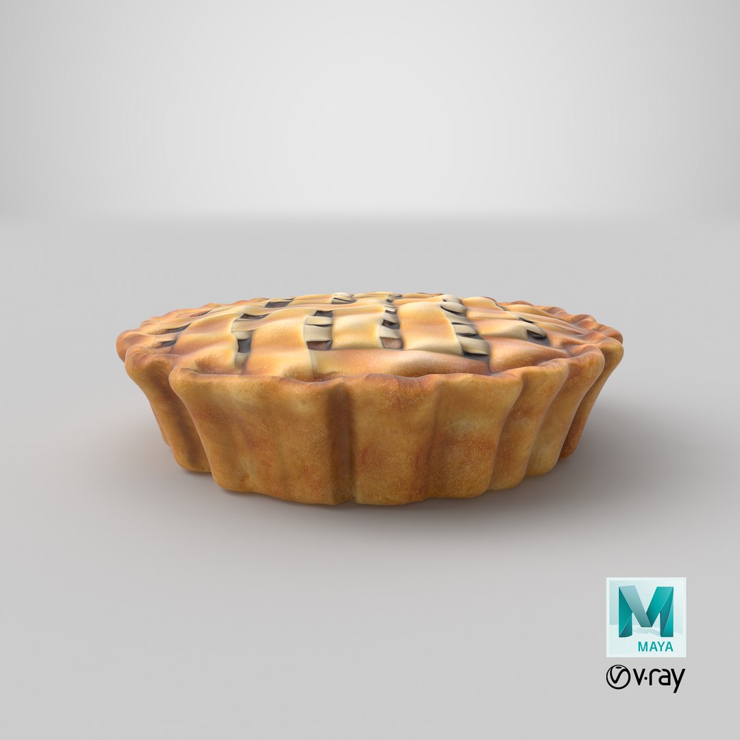 3D Apple Pie model https://p.turbosquid.com/ts-thumb/WX/F5tYjn/cF/stemcell_maya_vray_render/png/1678939705/1920x1080/fit_q87/11883c43aaafa708d4a15517a0e9dce1a4f3919c/stemcell_maya_vray_render.jpg
