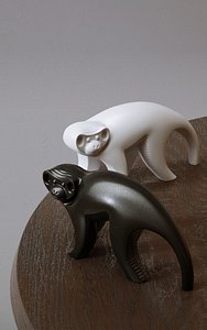 3D jonathan adler ceramic monkey