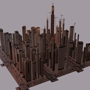 Futuristic Skyscrapers Pack