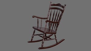 3D rocking chair 1a