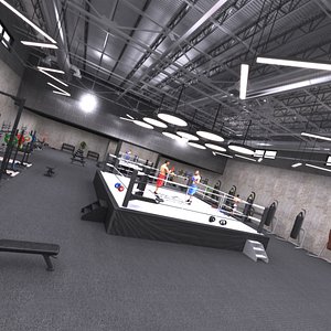 3D model Boxing GYM Center