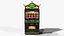 Wide Curved Screen Video Slot Machine Dragon Theme Las Vegas Casino PBR