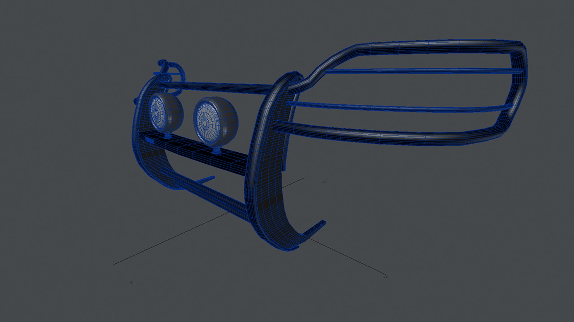 nissan grille guard lights 3d 3ds