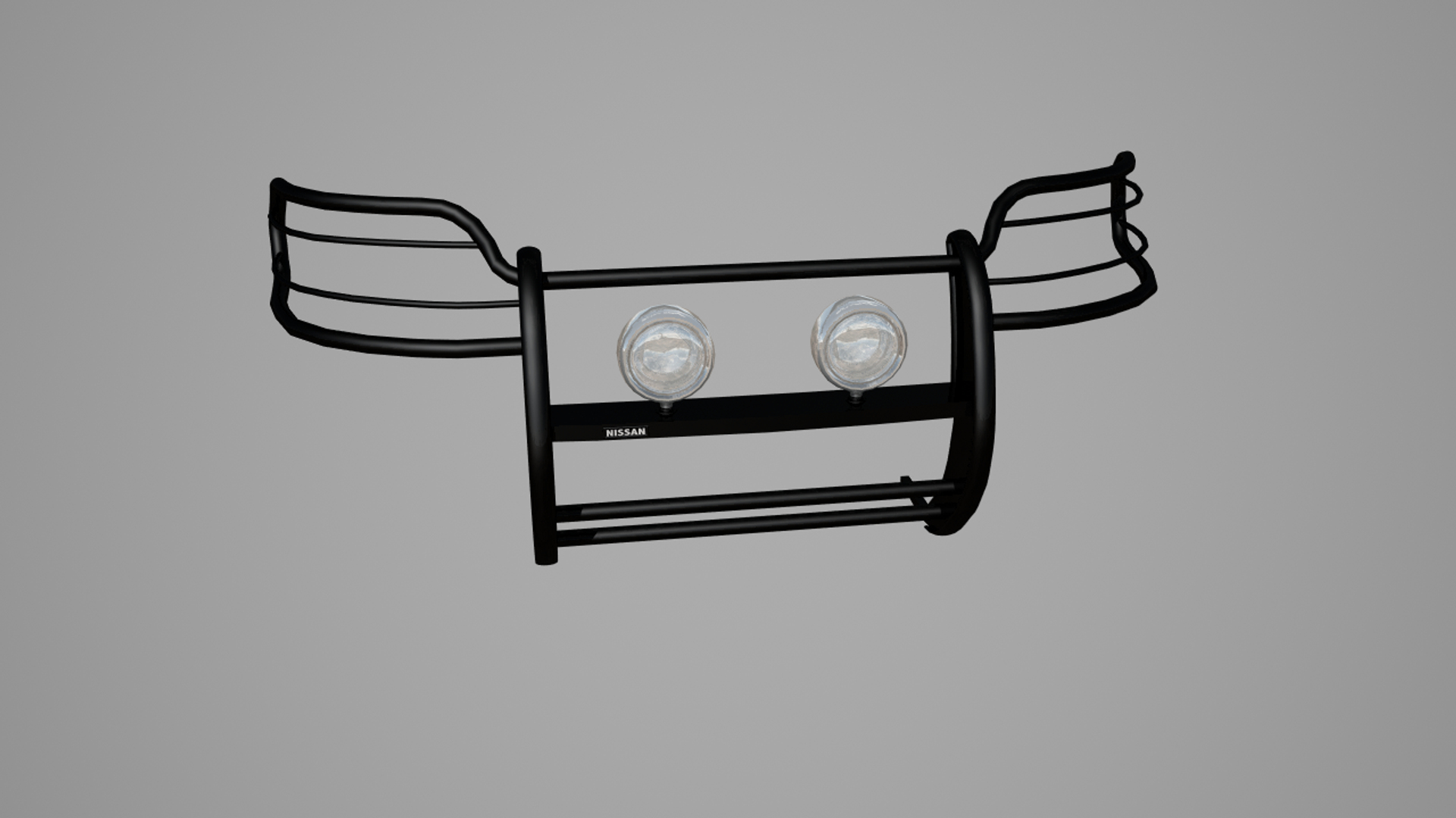 nissan grille guard lights 3d 3ds