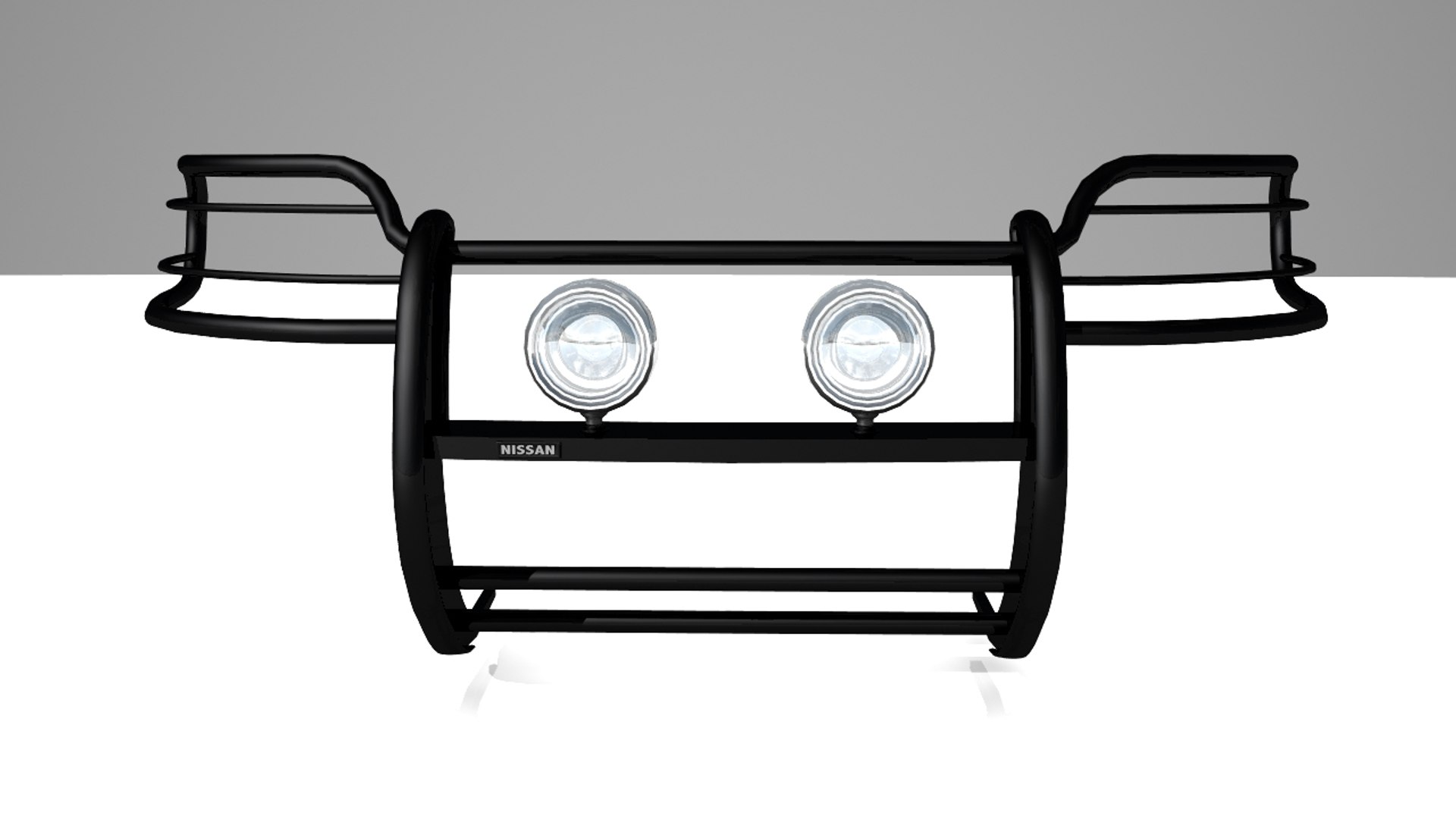 nissan grille guard lights 3d 3ds