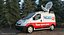 Opel Vivaro Tv News Car Rigged 3D Model