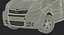 Opel Vivaro Tv News Car Rigged 3D Model