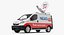 Opel Vivaro Tv News Car Rigged 3D Model