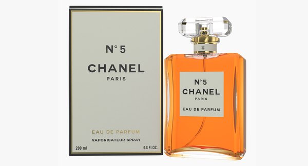 modelo 3d Chanel No 5 Eau De Parfum Spray con Caja - TurboSquid 1218868