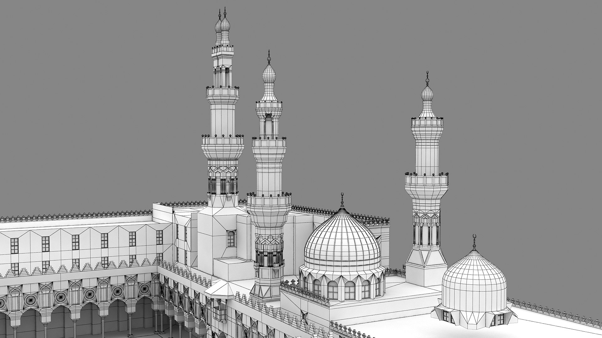 3D Al-Azhar Mosque Egypt Model - TurboSquid 2435932