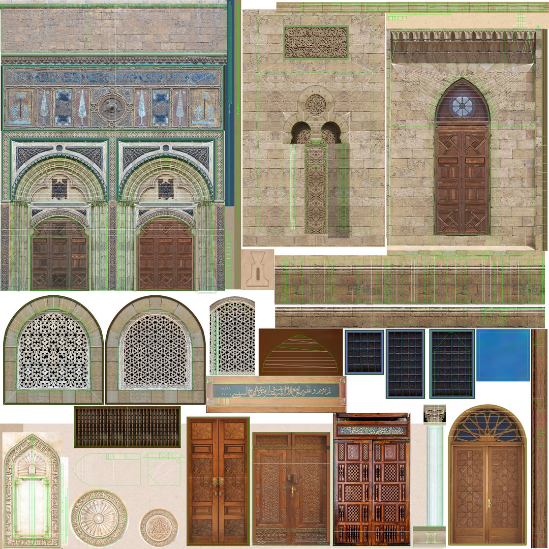 3D Al-Azhar Mosque Egypt Model - TurboSquid 2435932