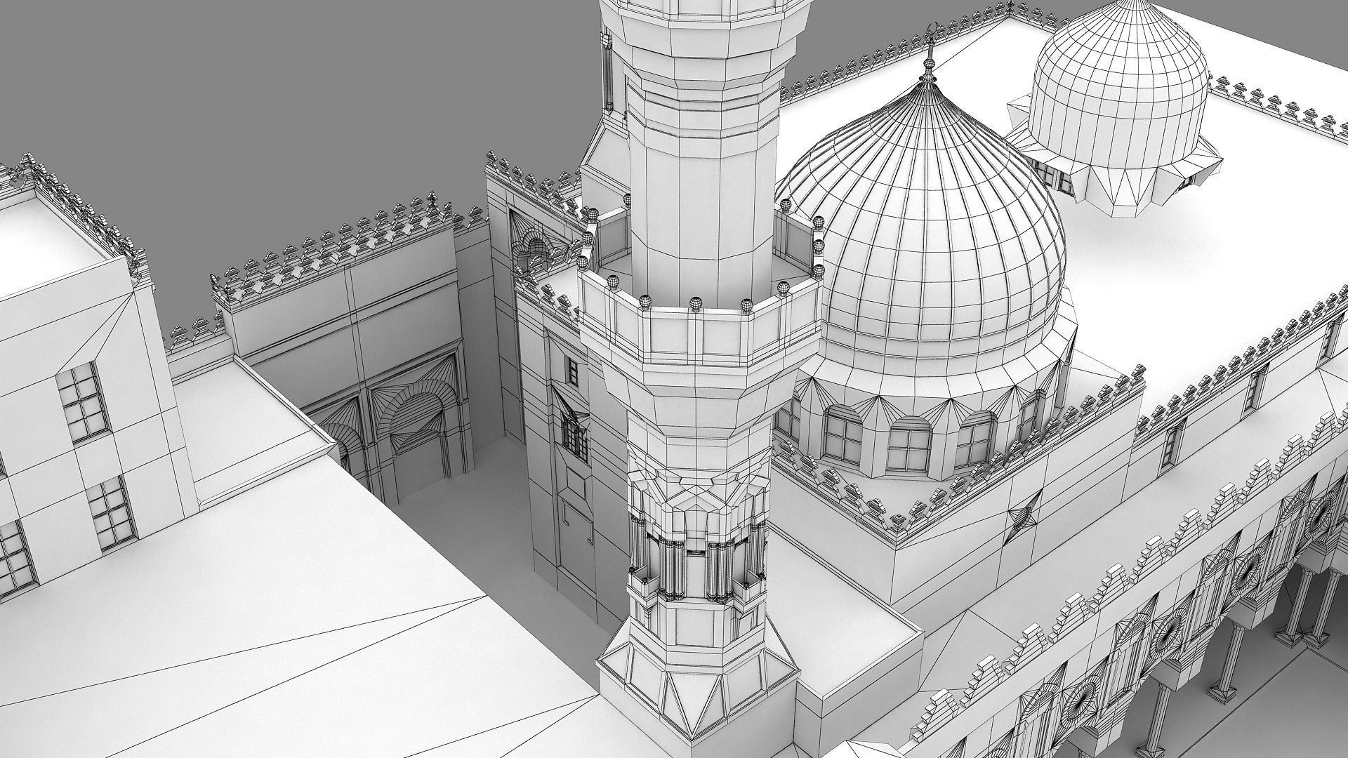 3D Al-Azhar Mosque Egypt Model - TurboSquid 2435932