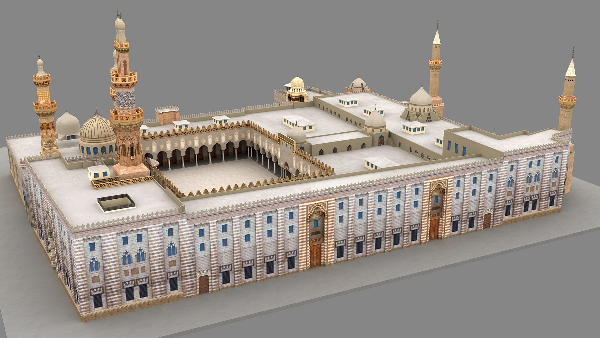 3D Al-Azhar Mosque Egypt model https://p.turbosquid.com/ts-thumb/WX/mgKNY1/iJ/alazharmosque_010002/jpg/1752903263/1920x1080/fit_q87/86515bb8bc54e8f04b0c436b40f7e6d2f0b7eb5d/alazharmosque_010002.jpg