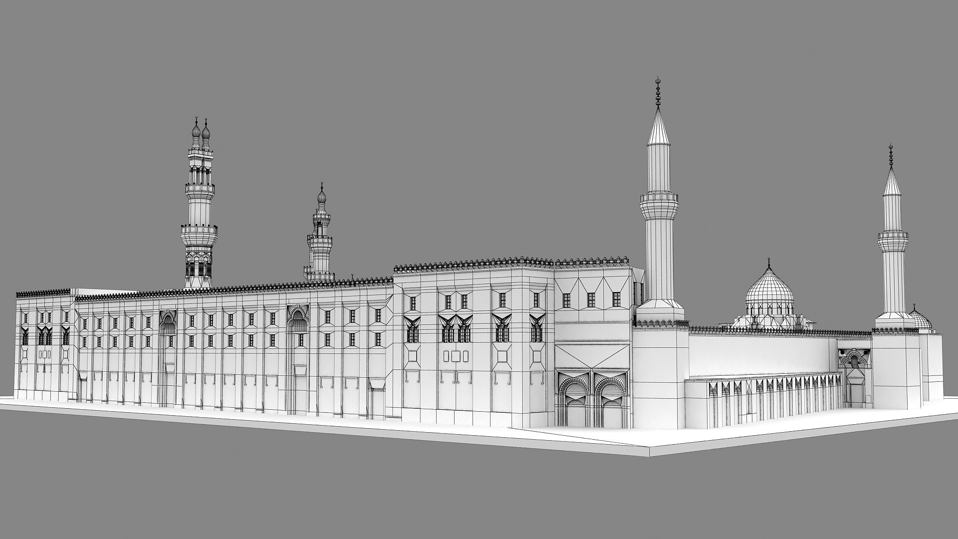 3D Al-Azhar Mosque Egypt Model - TurboSquid 2435932