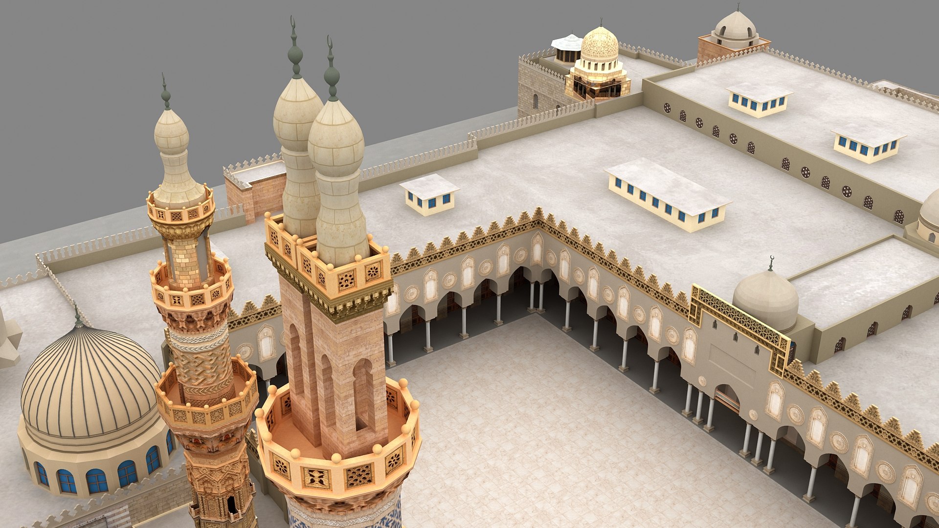 3D Al-Azhar Mosque Egypt model https://p.turbosquid.com/ts-thumb/WX/mgKNY1/z3/alazharmosque_010006/jpg/1752903269/1920x1080/fit_q87/2781bd4f487a1be1dc2b94d68e23675d645f9633/alazharmosque_010006.jpg