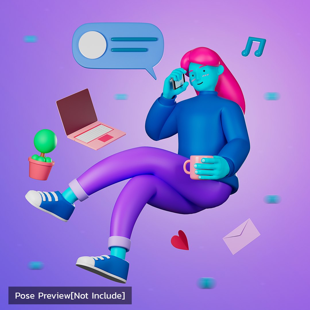 young cute cartoon woman character 3D https://p.turbosquid.com/ts-thumb/WX/on5SCu/9FNB6Mig/characterfloat002/jpg/1586178837/1920x1080/fit_q87/80e45d148832c48f4aacd4f77bf994f4829671ae/characterfloat002.jpg
