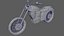 Low Poly Motorbike 03