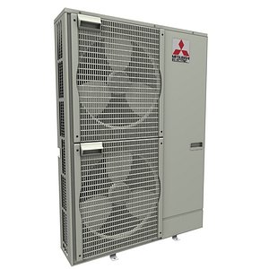 Heat Pump (Outdoor unit Mitsubishi Ecodan)