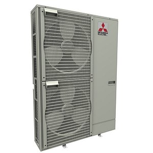 Heat Pump (Outdoor unit Mitsubishi Ecodan)