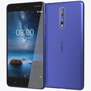 Nokia 8 Tempered Blue