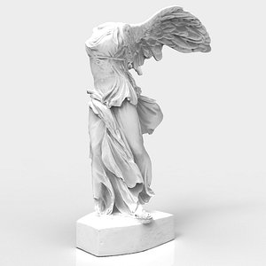 sculpture winged victory 3d model