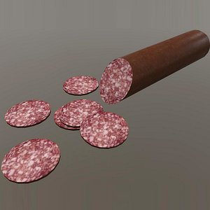 Salami sliced
