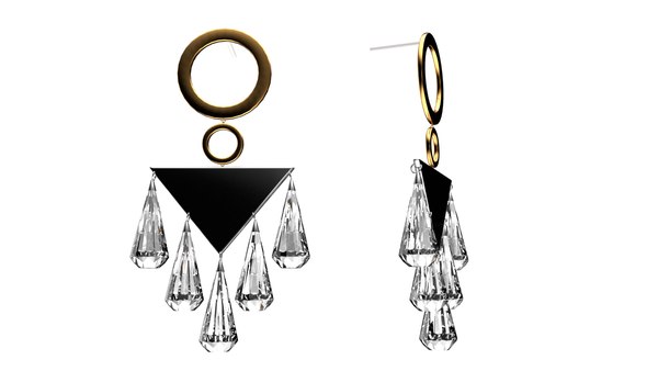 3D model earring