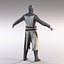 Knight templar lowpoly