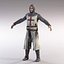 Knight templar lowpoly