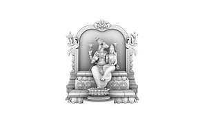 3D varaha swamy statue
