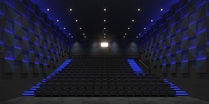 Movie Theater Interior model