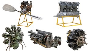 Engine Scans Pack 3D model