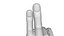 Realistic Hand model pose gesture 10