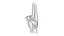 Realistic Hand model pose gesture 10