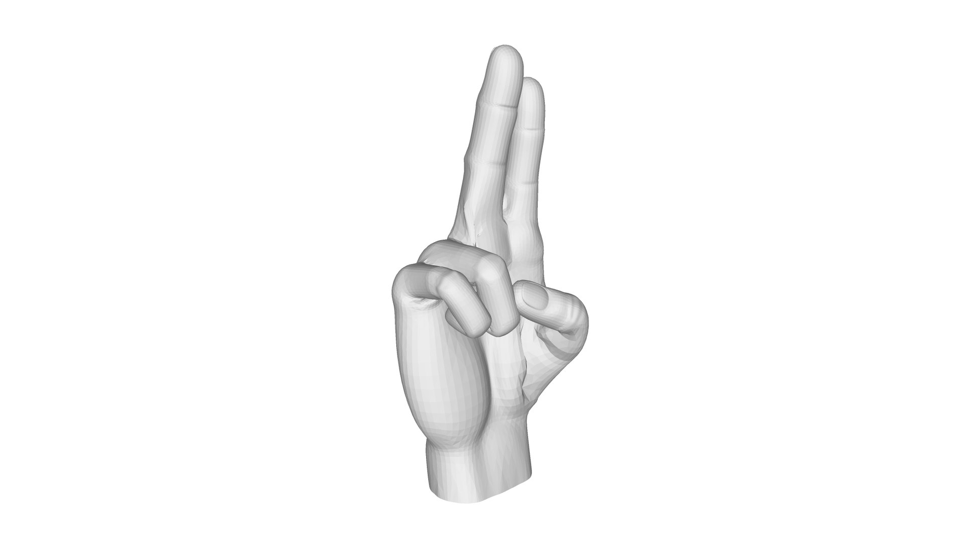 3D Realistic Hand Model Pose Gesture 10 Model TurboSquid 1975512