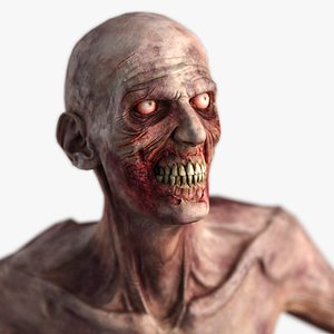 3d model zombie - character
