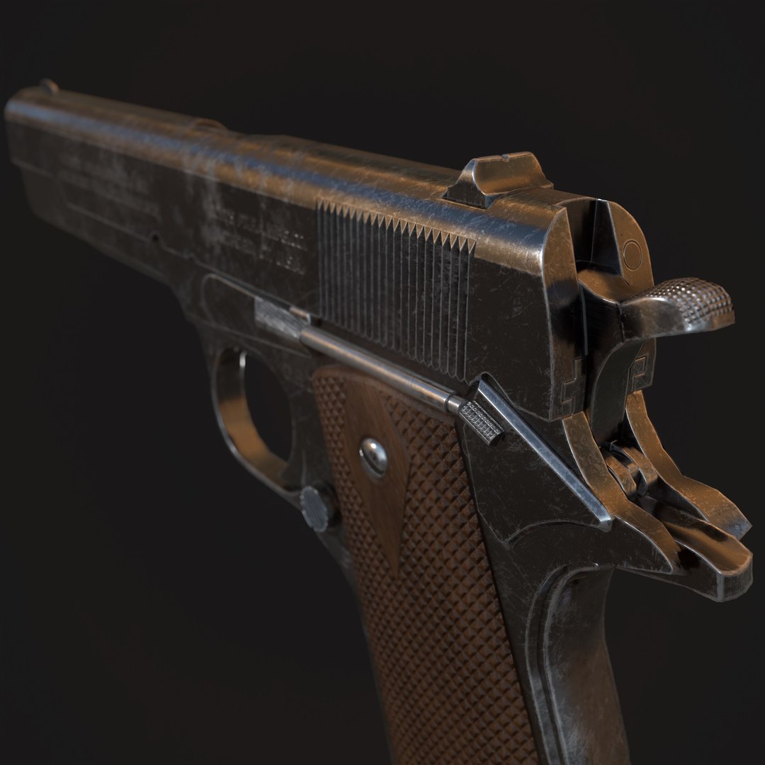 Colt M1911 3d Model Turbosquid 1344061 4699