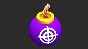 Stylized bomb
