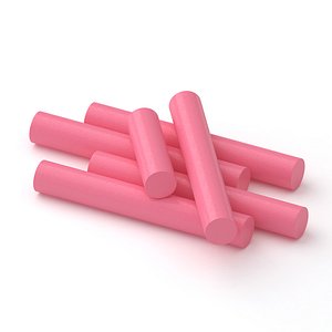 Pink Chalk Sticks