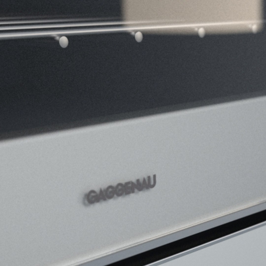 Gaggenau Double Wall Oven 3d Model