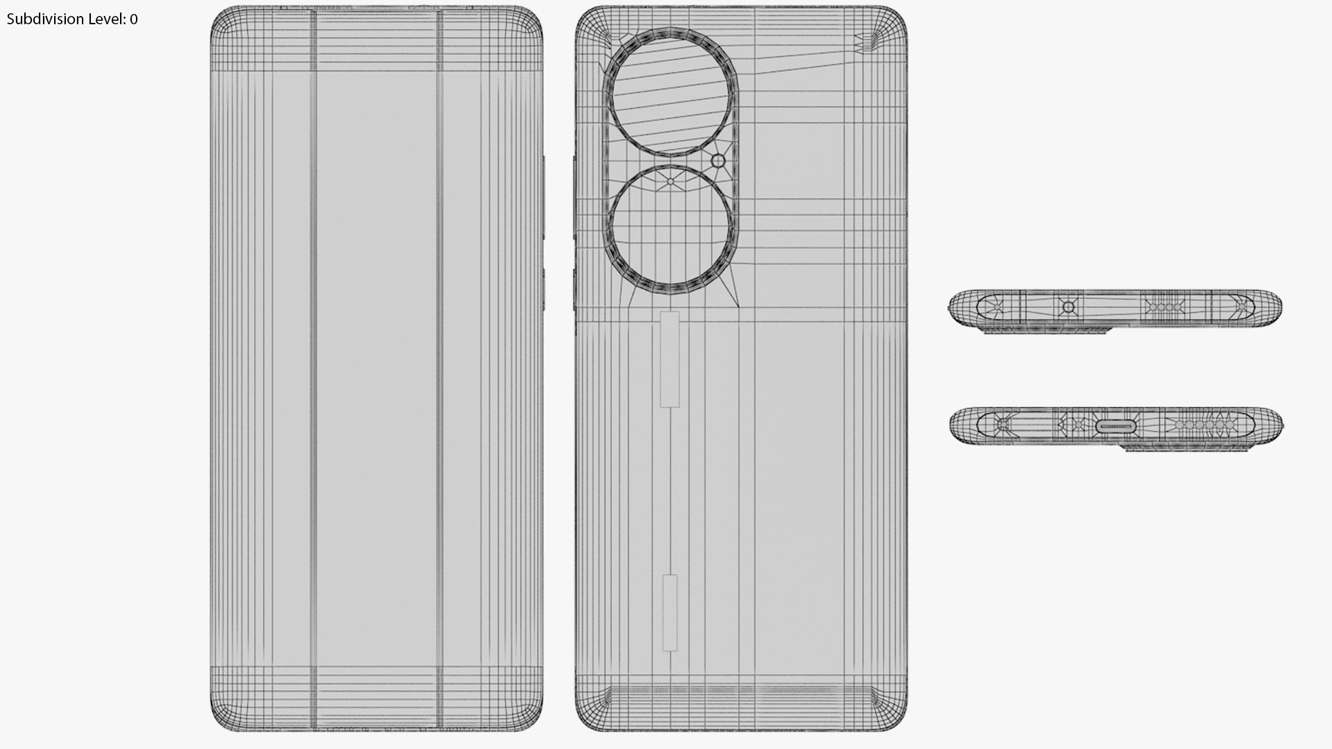 Huawei P50 Pro Black Model - TurboSquid 1845401