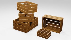 Wood boxes model