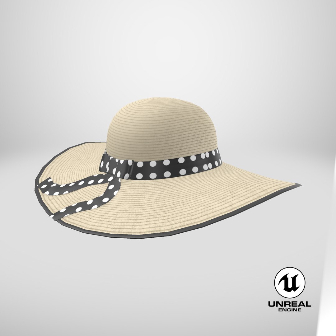 Women Hat 01 model https://p.turbosquid.com/ts-thumb/WY/gBM2n9/O5/stemcell_unreal_render/png/1741627602/1920x1080/fit_q87/4630b01dfe8cd294ff43a103376ae2c568bfa61a/stemcell_unreal_render.jpg