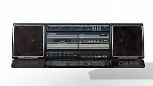 3D radio tape deck