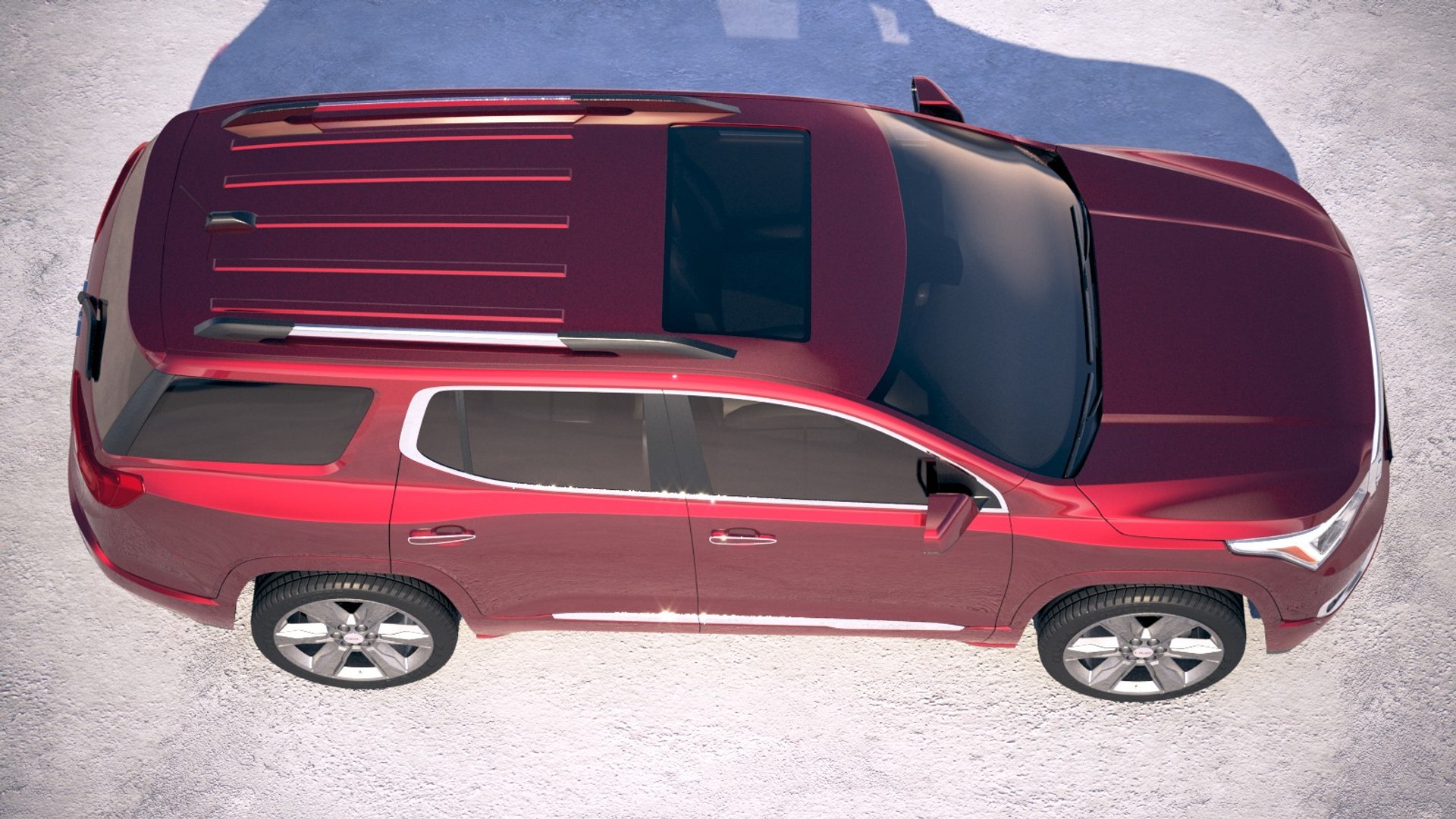 Gmc Acadia 2017 3D Model TurboSquid 1374758