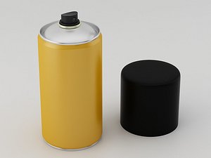 Aerosol Spray Can and Top