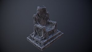 Stone Throne - Dark (2K PBR)