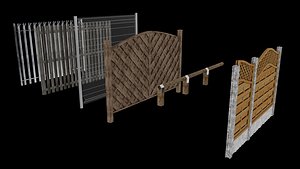 Fence Pack 1 3D model