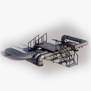 3D Rooftop Stairs03