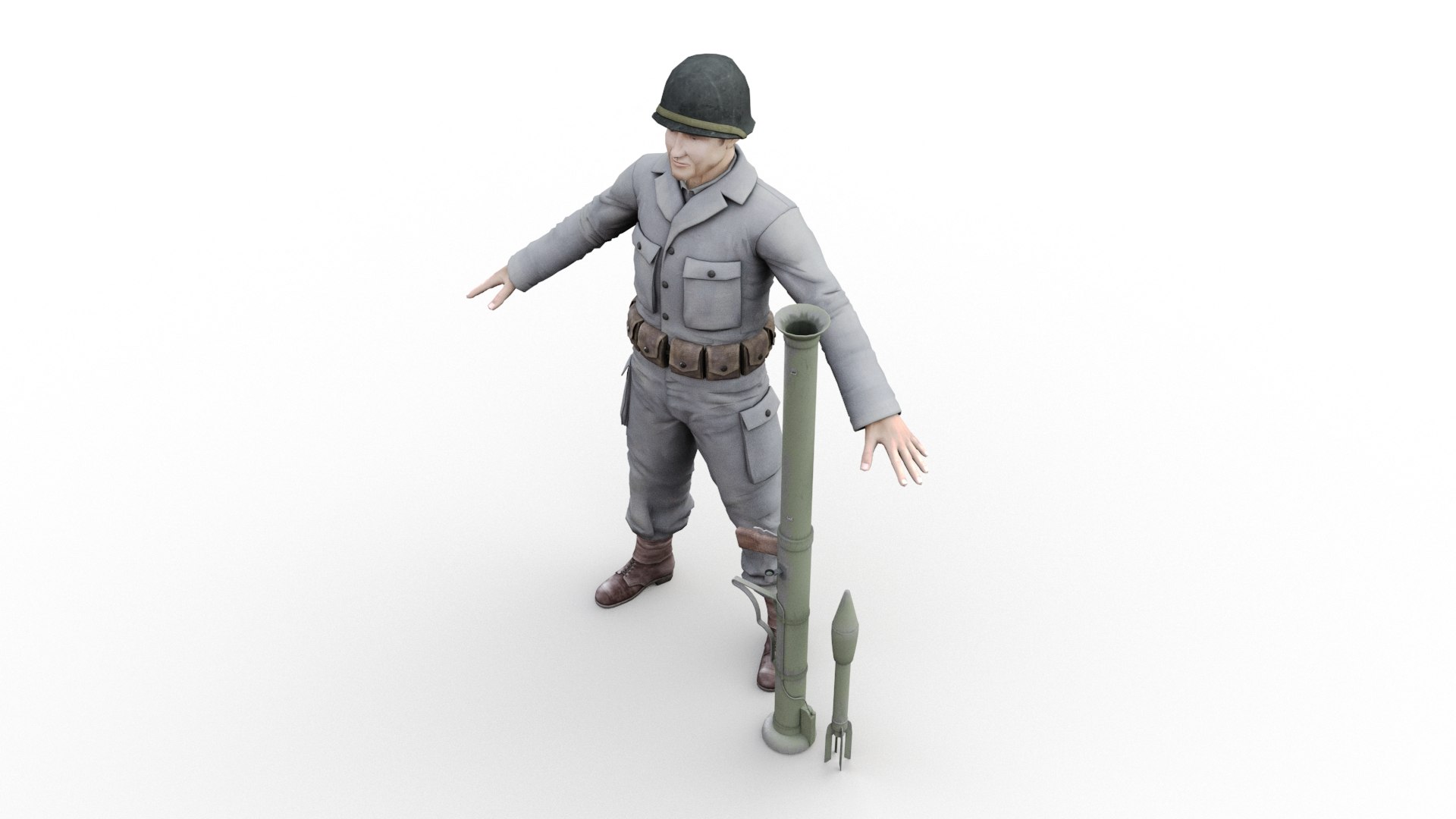 Infantry US 1941 3D Model - TurboSquid 2051669